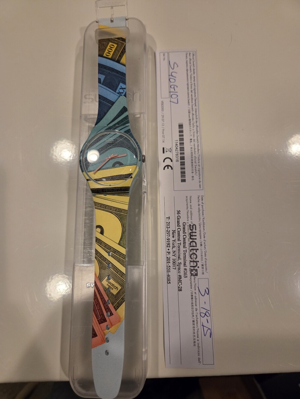 Swatch Money Honey Mens Watch